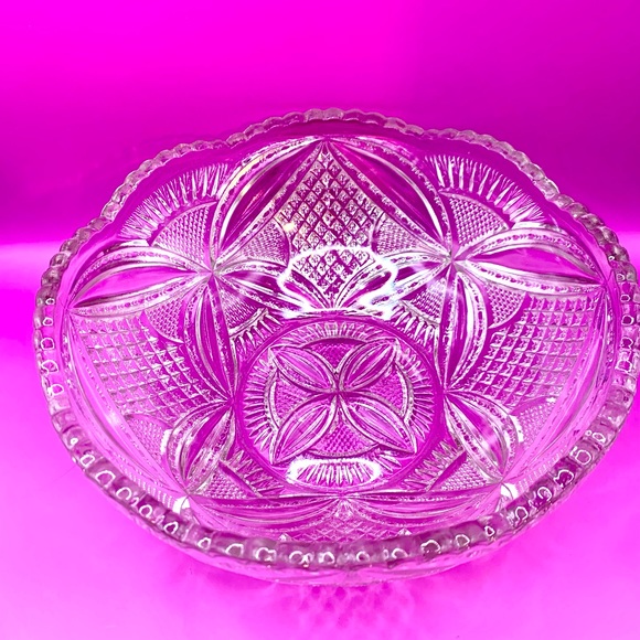 Other - Brilliant Clear Crystal Bowl - Vintage